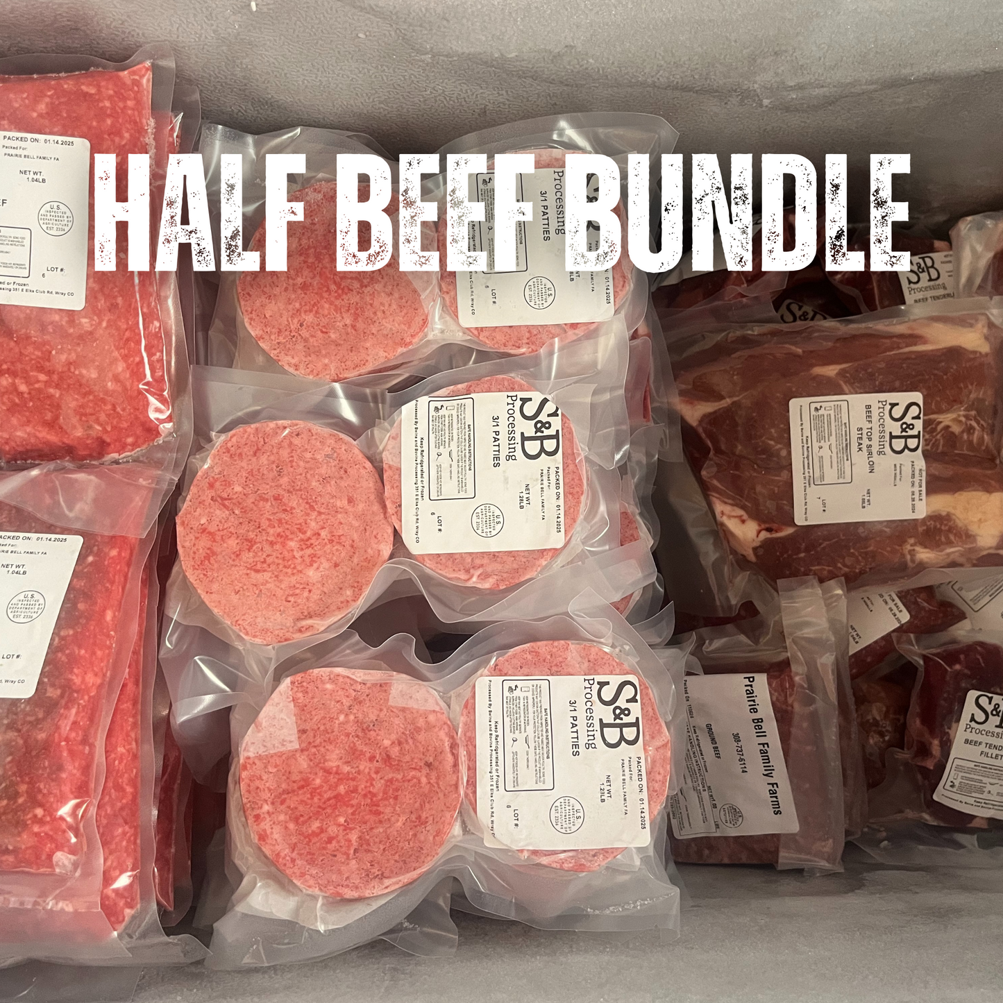 Half Beef Bundle + Free Freezer Deposit