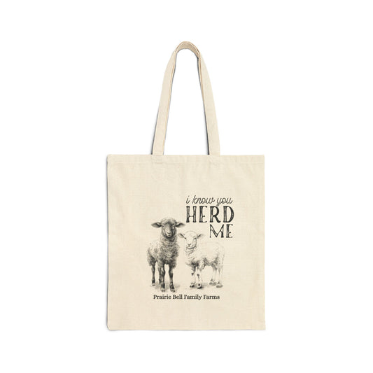 Sheep Cotton Canvas Tote Bag